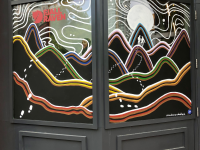 2022
Client: Fjallraven Calgary
Project: "Not Far, With You" A temporary window mural celebrating pride and the outdoors.